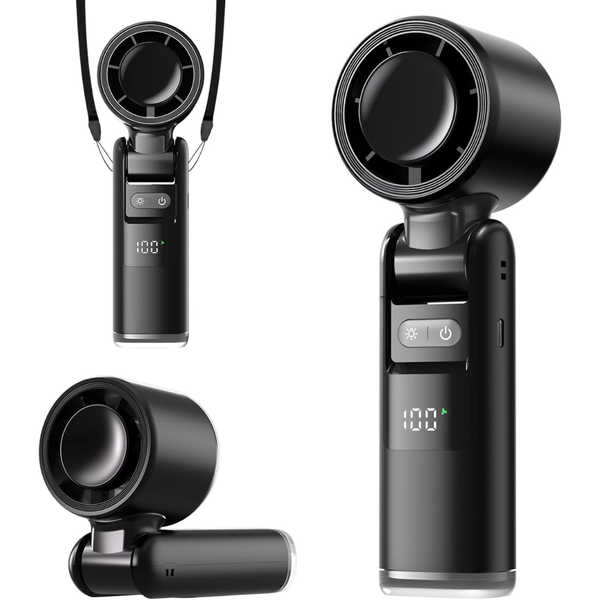Lerat Portable 5 High-Speed Wind Handheld Turbo Fan
