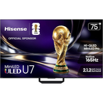 75" Hisense U7 4K Ultra HDR Smart QLED Google TV