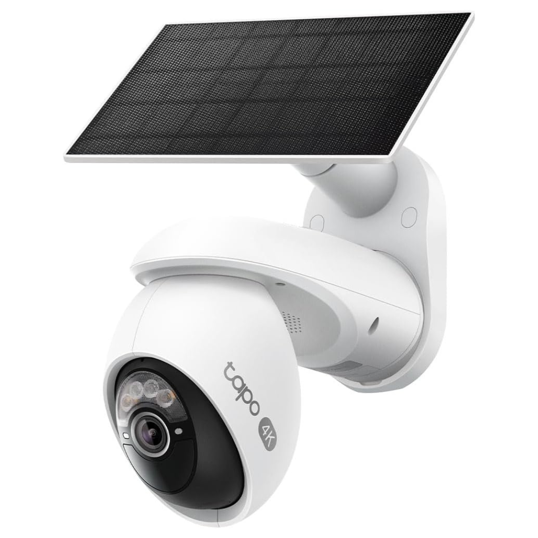 Tapo VistaCam 360 Deg. 4K Wireless Outdoor Security Camera W/ Solar Panel