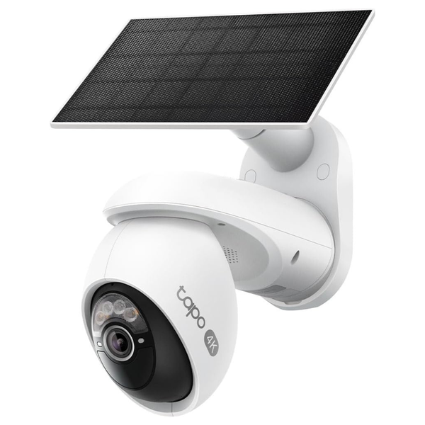 Tapo VistaCam 360 Deg. 4K Wireless Outdoor Security Camera W/ Solar Panel