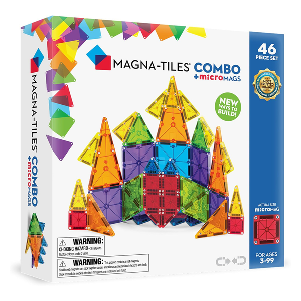 46-Piece MAGNA-TILES Combo Magnetic Construction Set