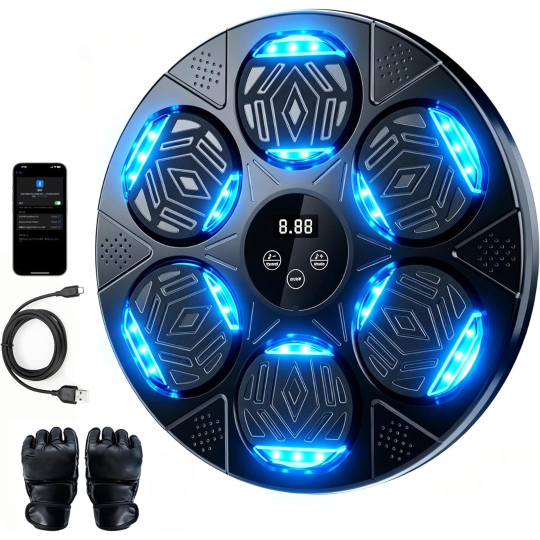 Bluetooth Smart Boxing Training Machine With Boxing Gloves