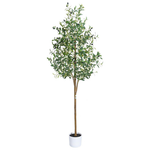 Sillaff 6ft Artificial Olive Tree With Pot