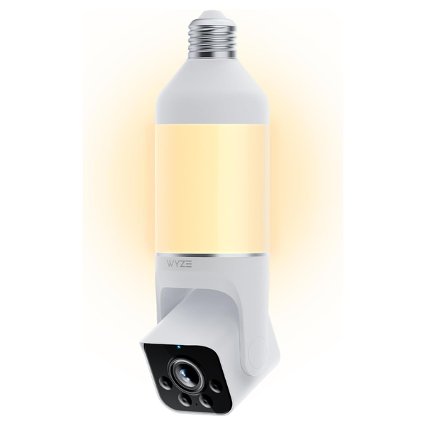 2K HD Smart Light Bulb Security Camera W/ Motion Detection & Dimmable LED Bulb