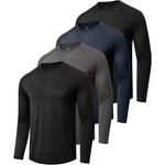 4-Pack Men's Quick Dry Moisture Wicking Shirts