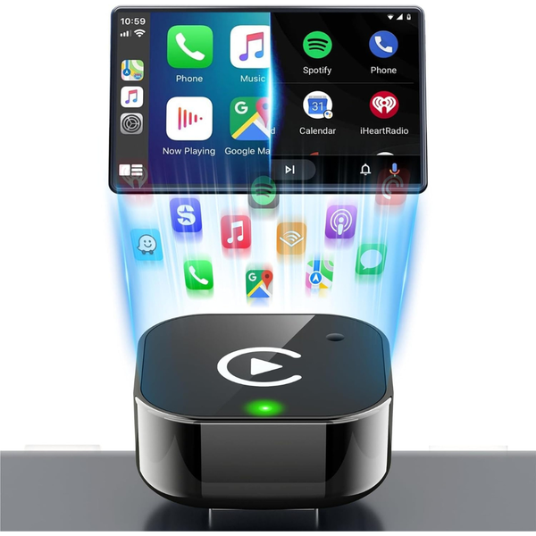 2-in-1 Wireless CarPlay & Auto Adapter