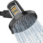 SR SUN RISE 5.5'' High-Pressure Rain Filtered Shower Head (3 Colors)