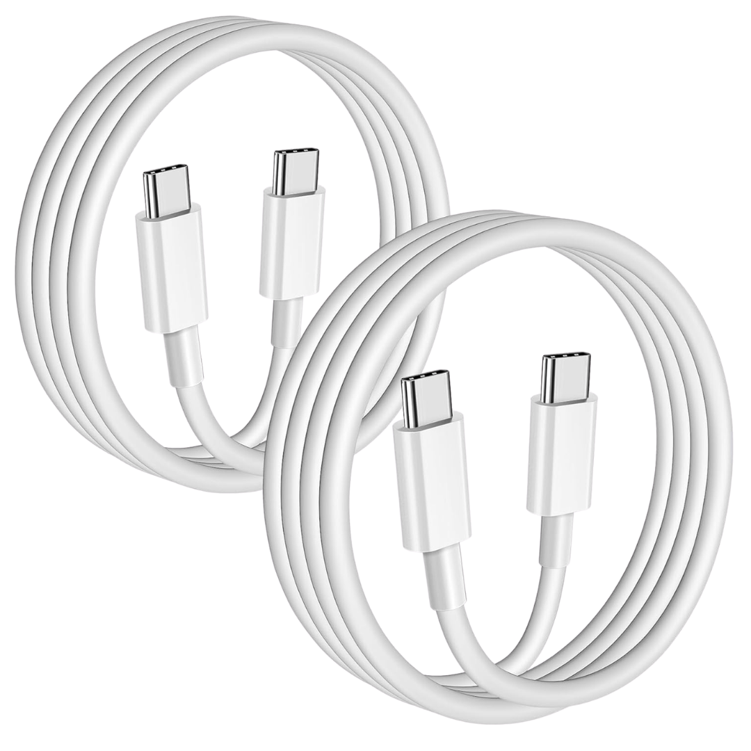 2-Pack 6FT USB C To USB C 60W Fast Charging Cable