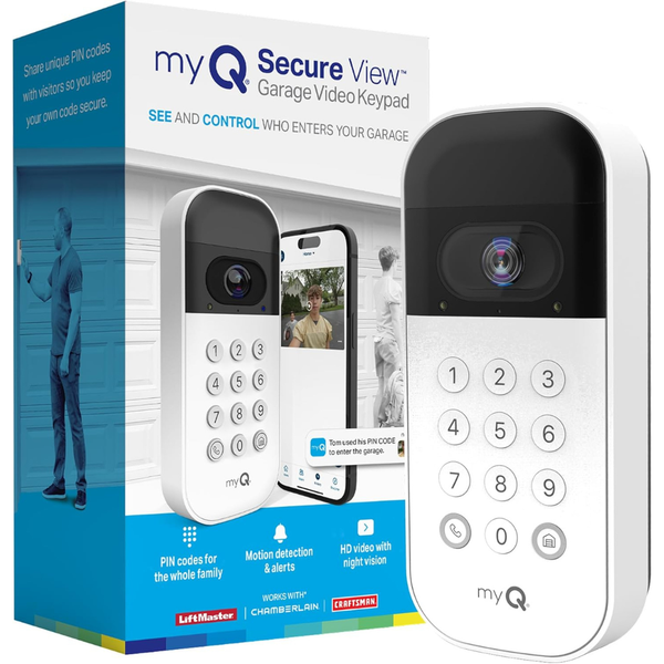 Chamberlain myQ Smart Garage Door Video Keypad w/ Wide-Angle Camera