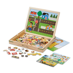 Melissa & Doug Wooden Magnetic Matching Picture Game