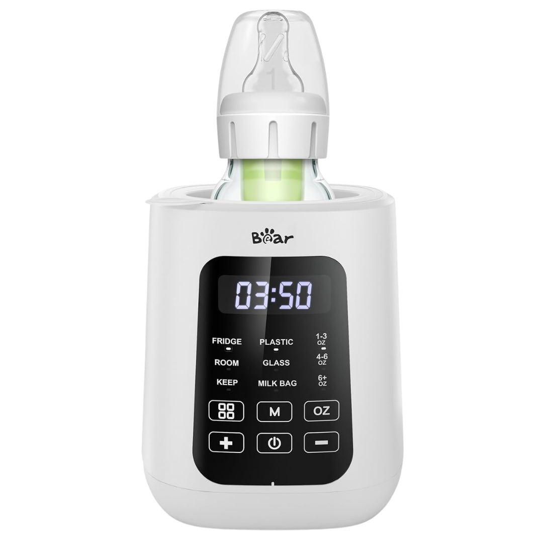 Bear Baby Bottle Warmer W/ Time & Temperature Control