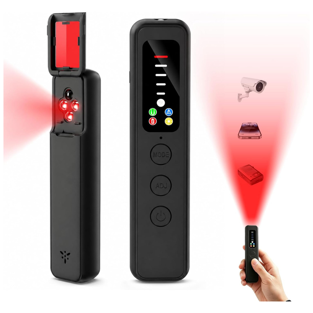 6-in-1 Multi-Functional Hidden Camera Detector W/ LED Display