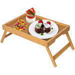 Artmeer Bamboo Folding Bed Tray Table