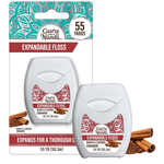 GuruNanda 55-Yard Expandable Waxed Dental Floss (Cinnamon)