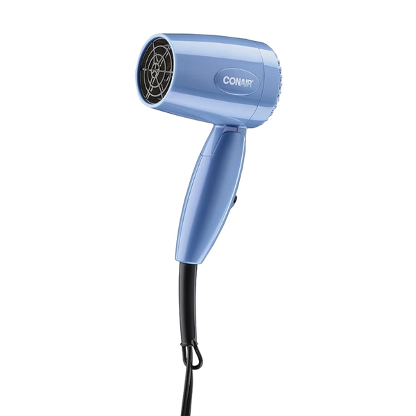 Conair 1600W Compact Travel Dual Voltage Hair Dryer W/ Folding Handle