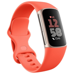 Fitbit Charge 6 Fitness Tracker (Coral/Champagne Gold Aluminum)