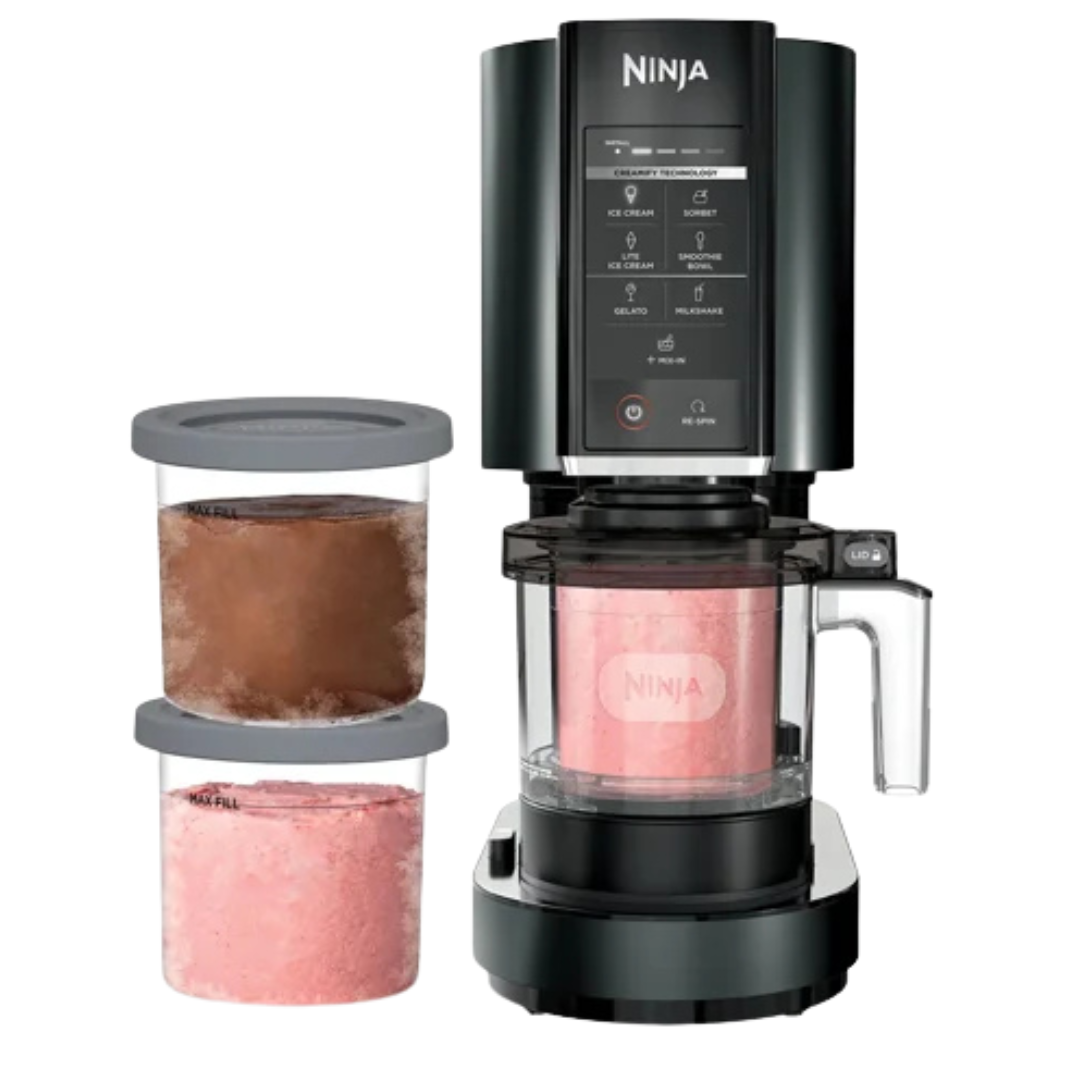 Ninja CREAMi 7-in-1 Ice Cream & Sorbet Maker With 4 Pints (CN315A)