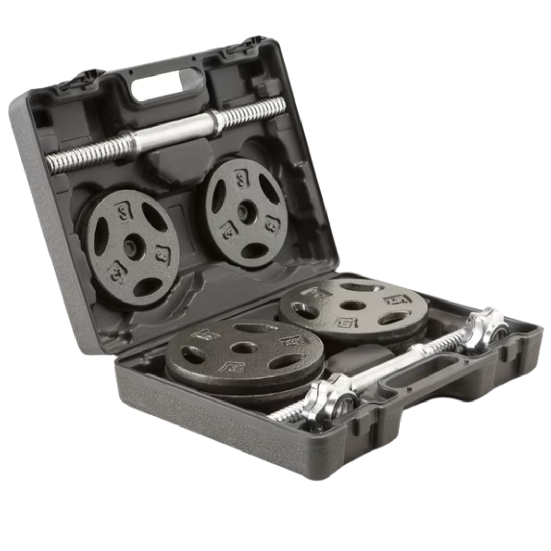 40LBS Marcy Adjustable Dumbbell Set With Carrying Case