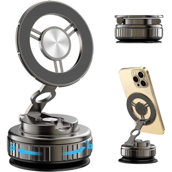Vacuum Magnetic Phone Holder Compatible With All Smartphones (G518)