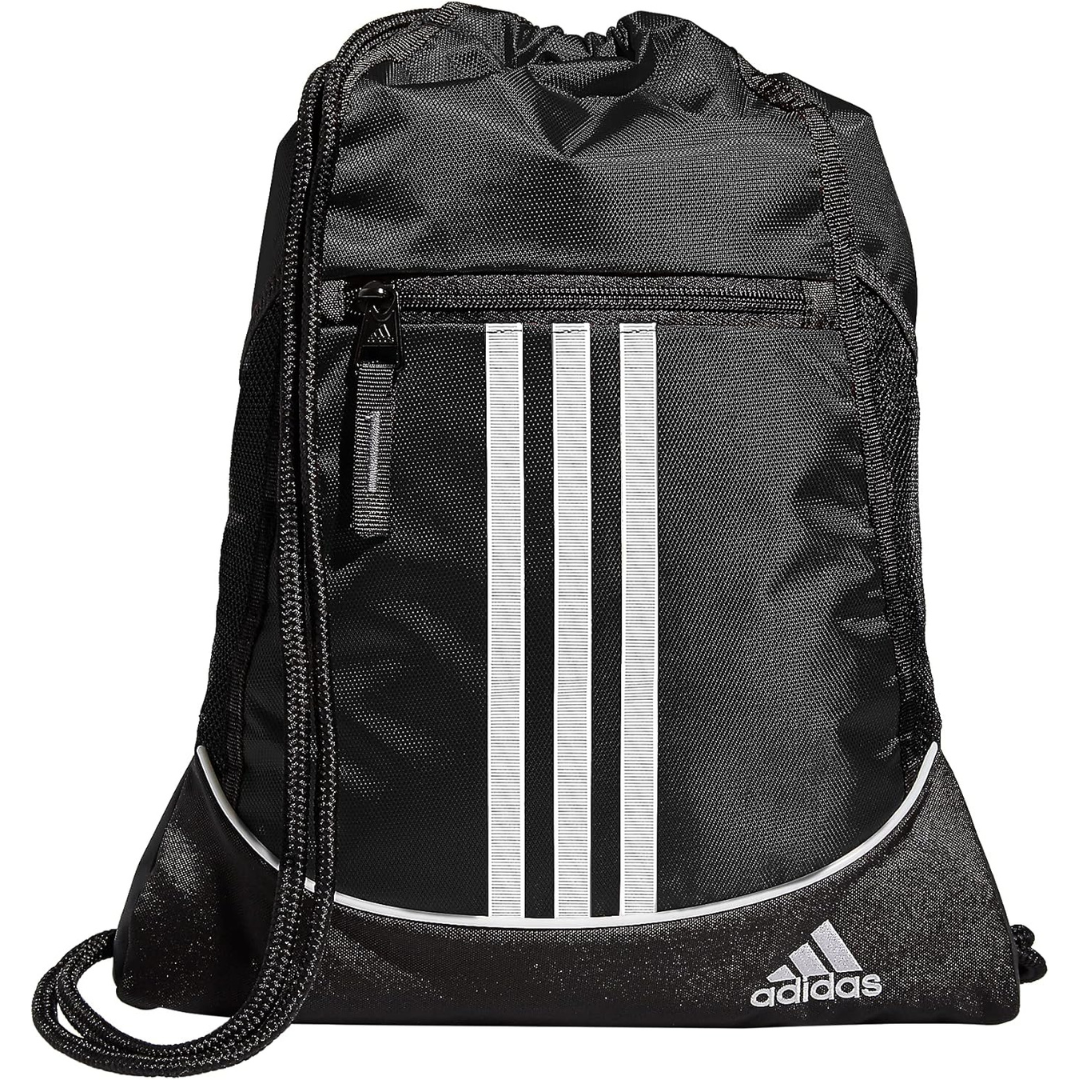 adidas Alliance Sackpack Drawstring Backpack Gym Bag