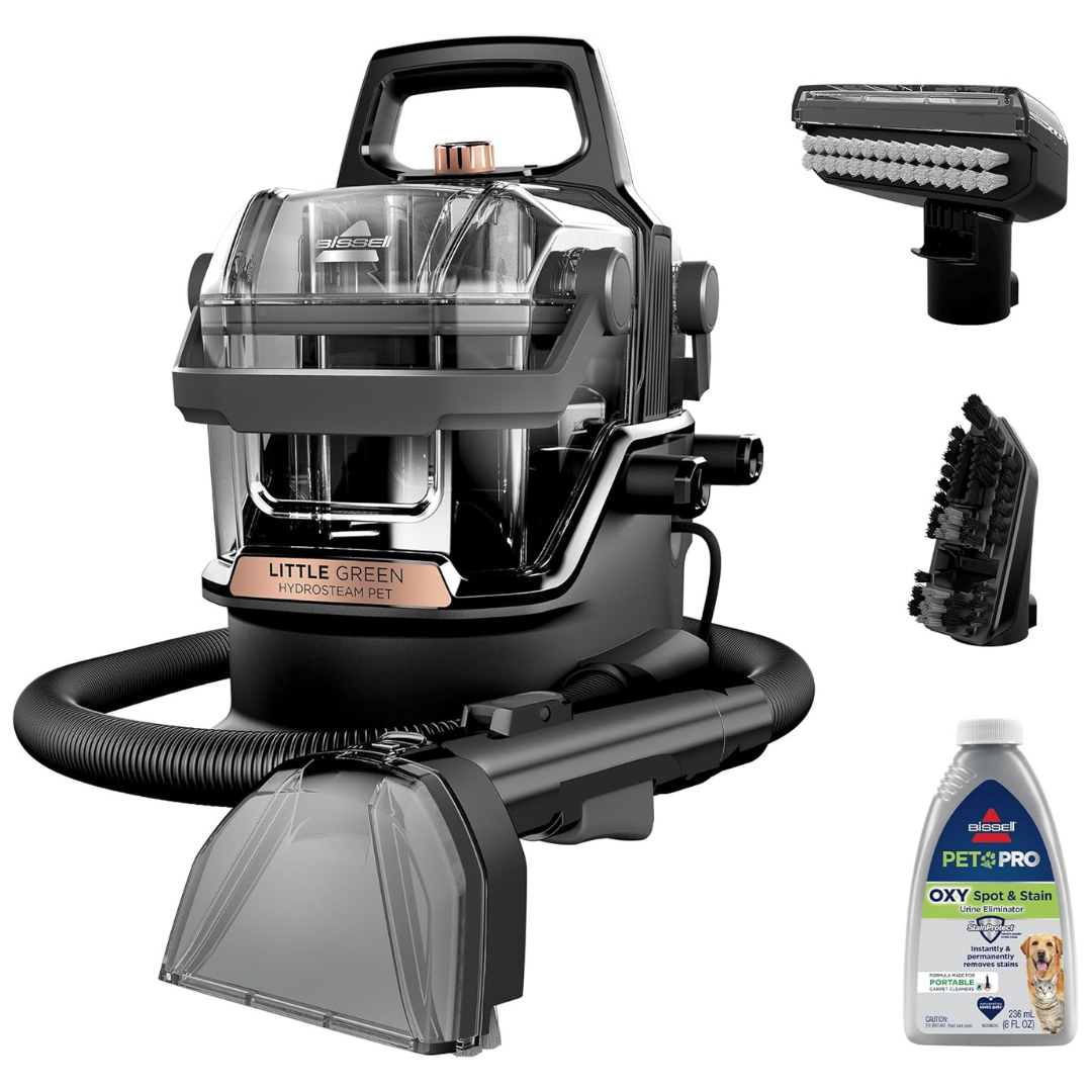 Bissell Little Green HydroSteam Multi-Purpose Carpet & Upholstery Cleaner