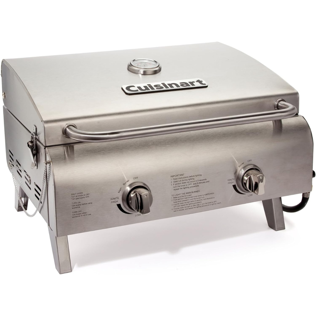 Cuisinart CGG-306 Chef's Style Portable Propane Tabletop Gas Grill