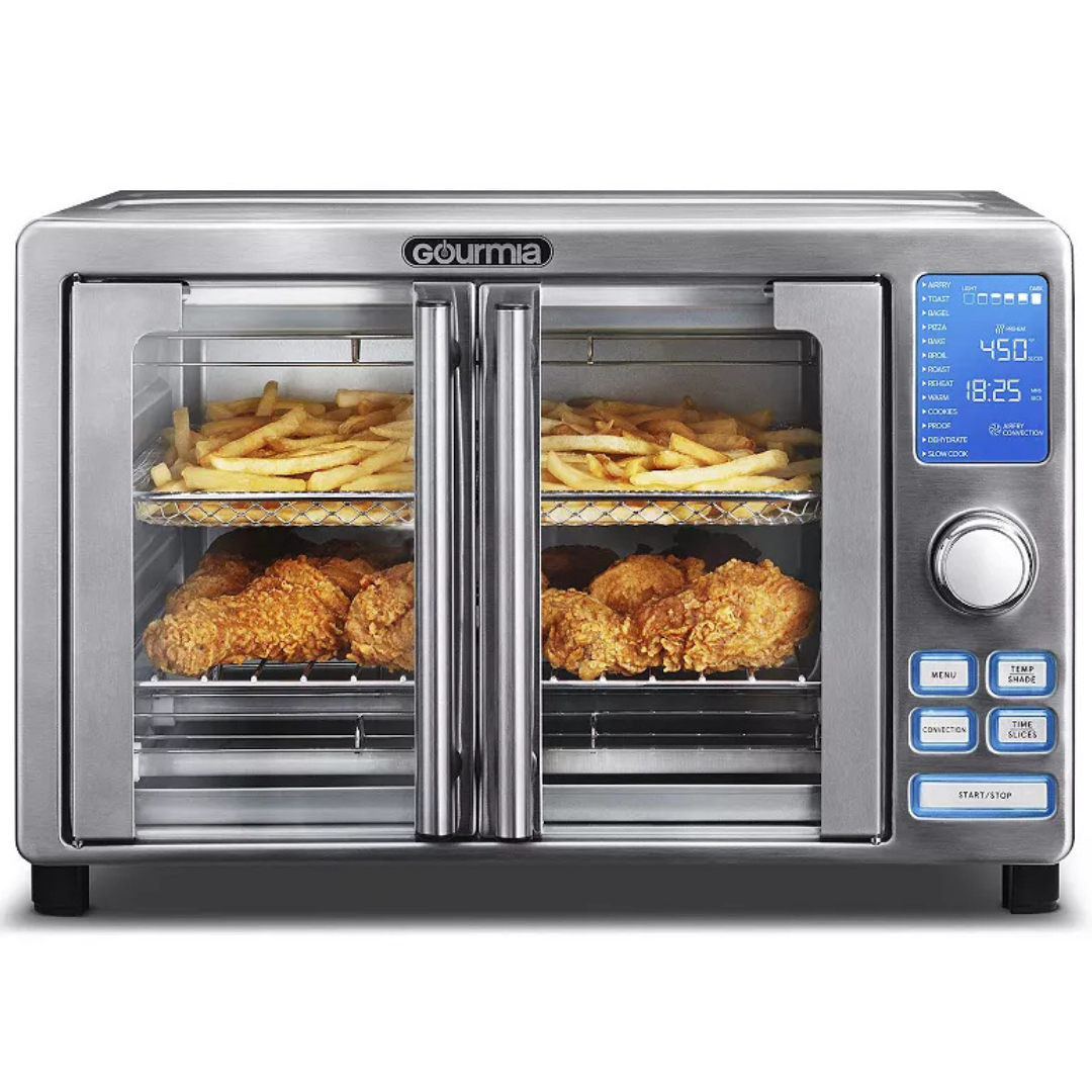 Gourmia GTF7520 1700W French Door Digital Air Fryer + $27 Kohls Rewards