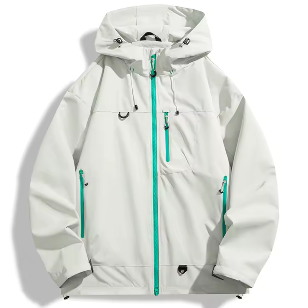 Unisex Waterproof Hooded Hiking Jacket