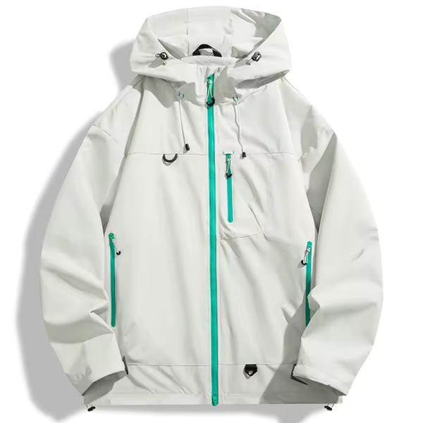 Unisex Waterproof Hooded Hiking Jacket