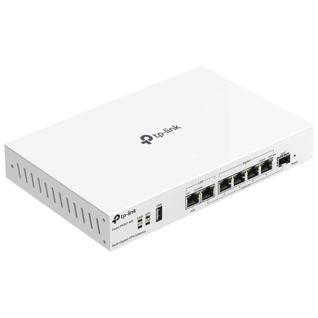 TP-Link Festa FR307-M2 Multi-Gigabit VPN Wired Router Gateway With 2.5G Ports