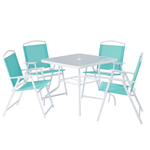 5-Piece Mainstays Albany Lane Steel Outdoor Patio Dining Set