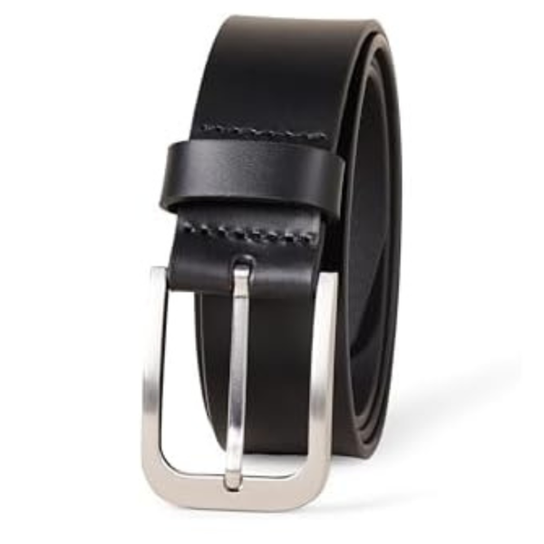 Amazon Essentials Men's Classic Jean Leather Belt