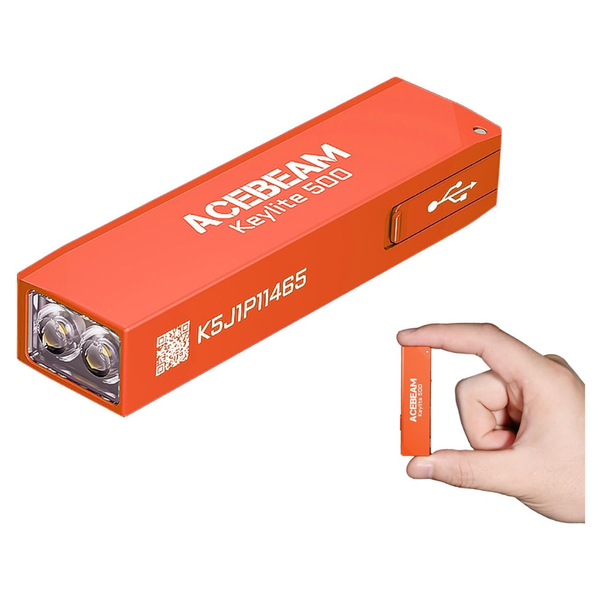 Acebeam Keylite 500 Rechargeable Keychain Flashlight (5 Colors)