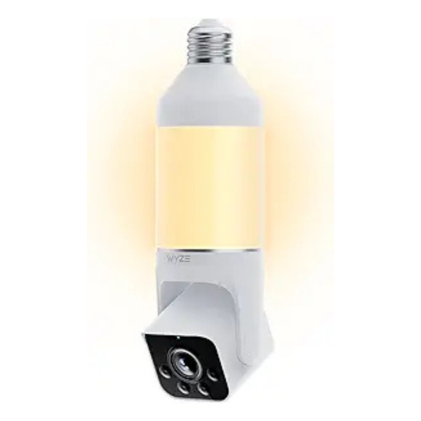 2K HD Smart Light Bulb Security Camera