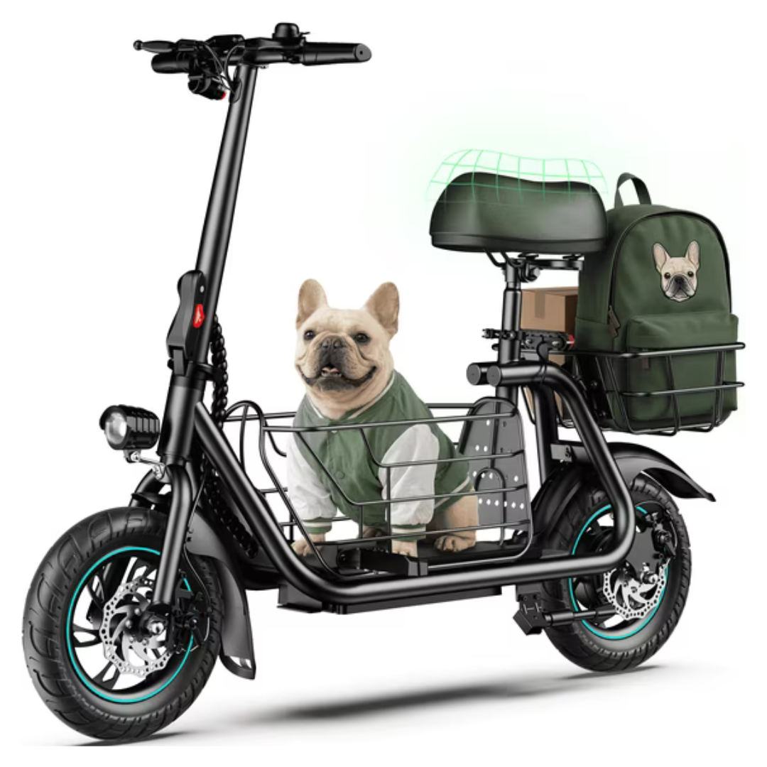 Mihover 550W Commuter Pet Friendly Electric Scooter W/ Seat