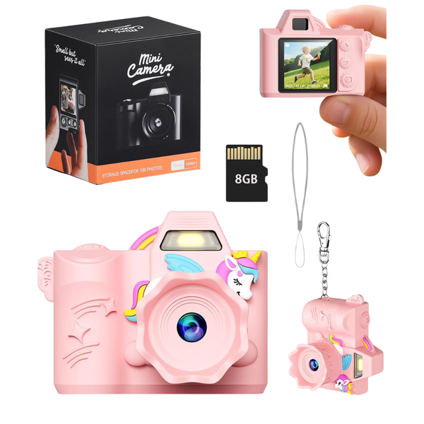 WZVZ 1080P HD Kids Mini Digital Camera With 32GB SD Card (2 Colors)