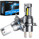 2-Pack 6500K Cool White Super Bright LED Fog Light Bulbs (H4/9003)
