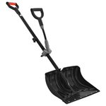 Vevor 18" Wide Plastic Snow Shovel With Assist D-Shaped Handles