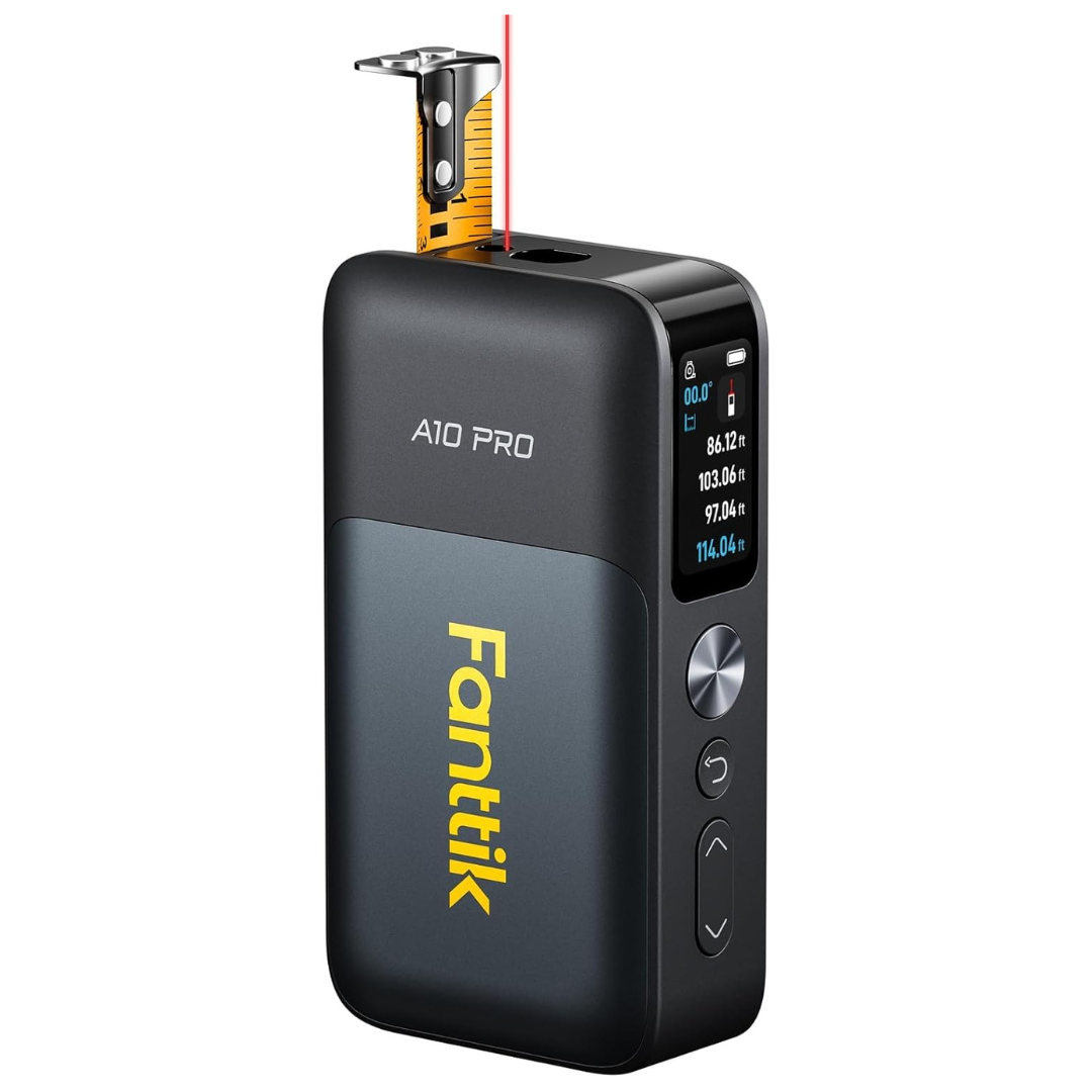 Fanttik A10 Pro 2-in-1 Digital Laser Tape Measure W/ 165' Laser & 9.8' Tape