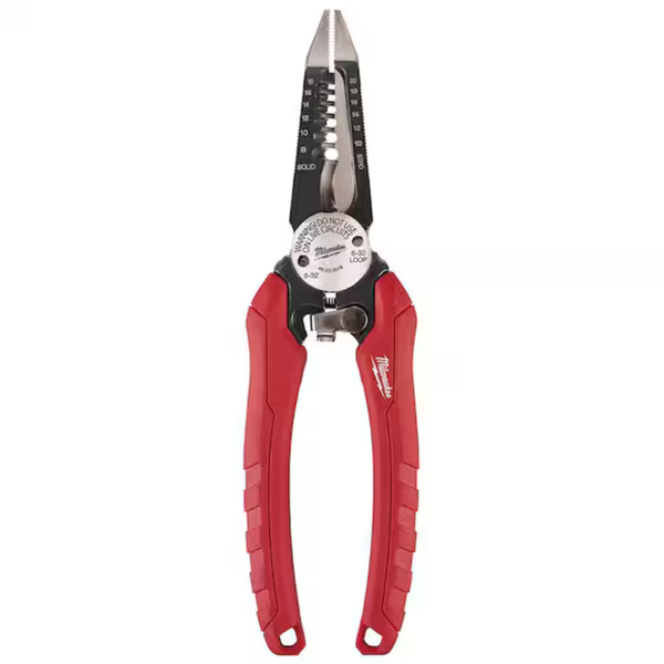 Milwaukee 48-22-3079 6-in-1 Electrician's Wire Stripping And Reaming Pliers