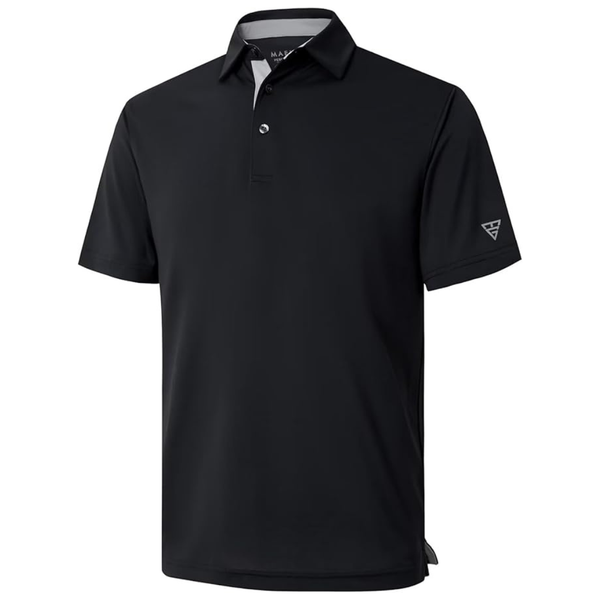 M Maelreg Men's Moisture Wicking Polo Pique Golf Shirt (Various)
