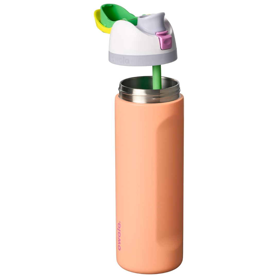 24-Oz Owala FreeSip Insulated Stainless Steel Water Bottle W/ Straw