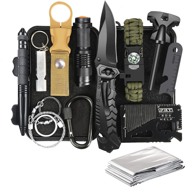 14 In 1 Emergency Survival Gear And Equipment