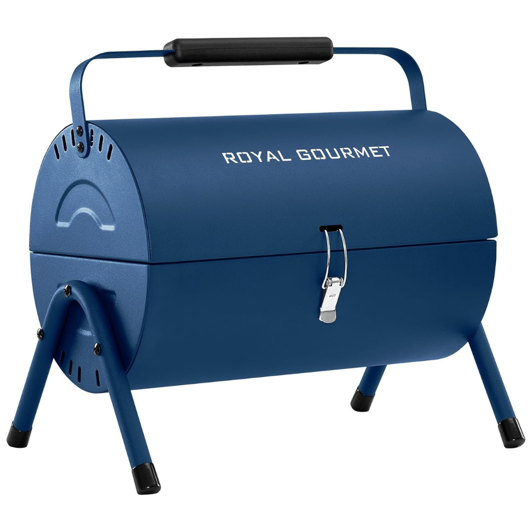 Royal Gourmet Portable Charcoal Grill W/ Four Air Vents & Lid Handle