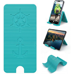 2-Pack Adjustable Foldable Silicone Phone Stand w/ Charging Port (4 Colors)