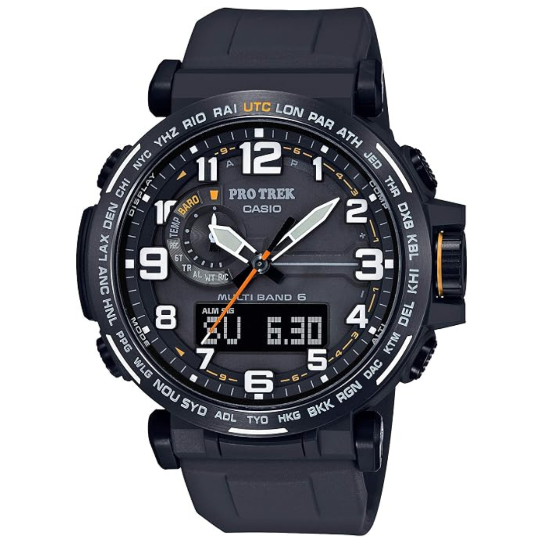 Casio PRW-6600 Men's Pro Trek Stainless Steel Quartz Watch