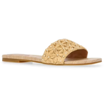 Time and Tru Women's Slide Sandals (Raffia)