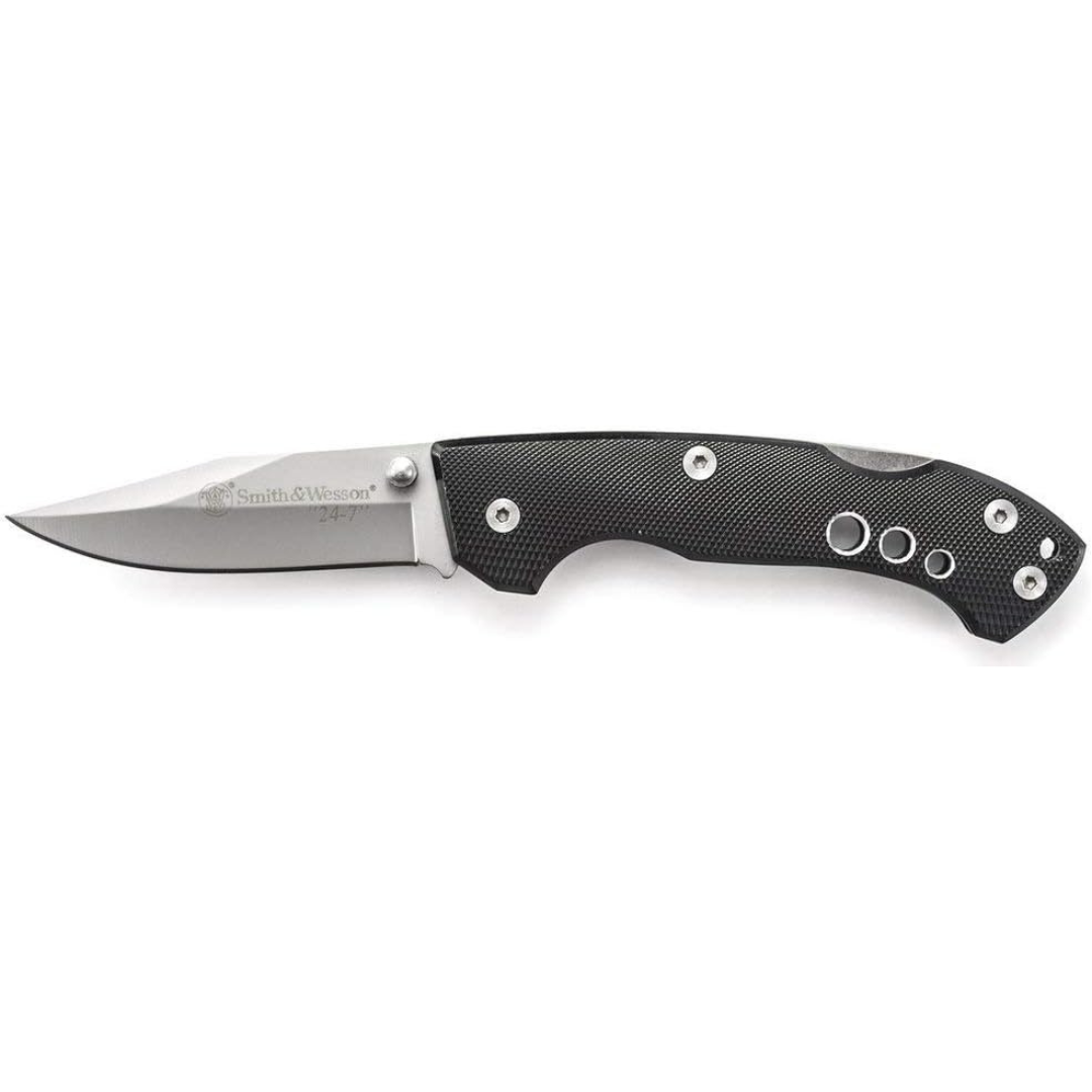 7.4" Smith & Wesson High Carbon Stainless Steel Folding Knife (CK109)