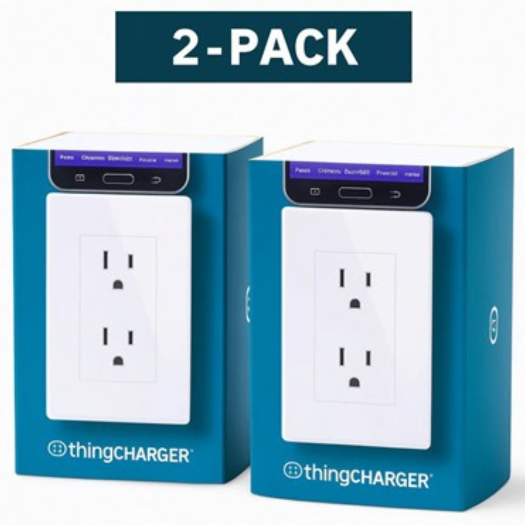 2-Pack thingCHARGER w/Micro USB Adapter Tip & 2x USB Ports