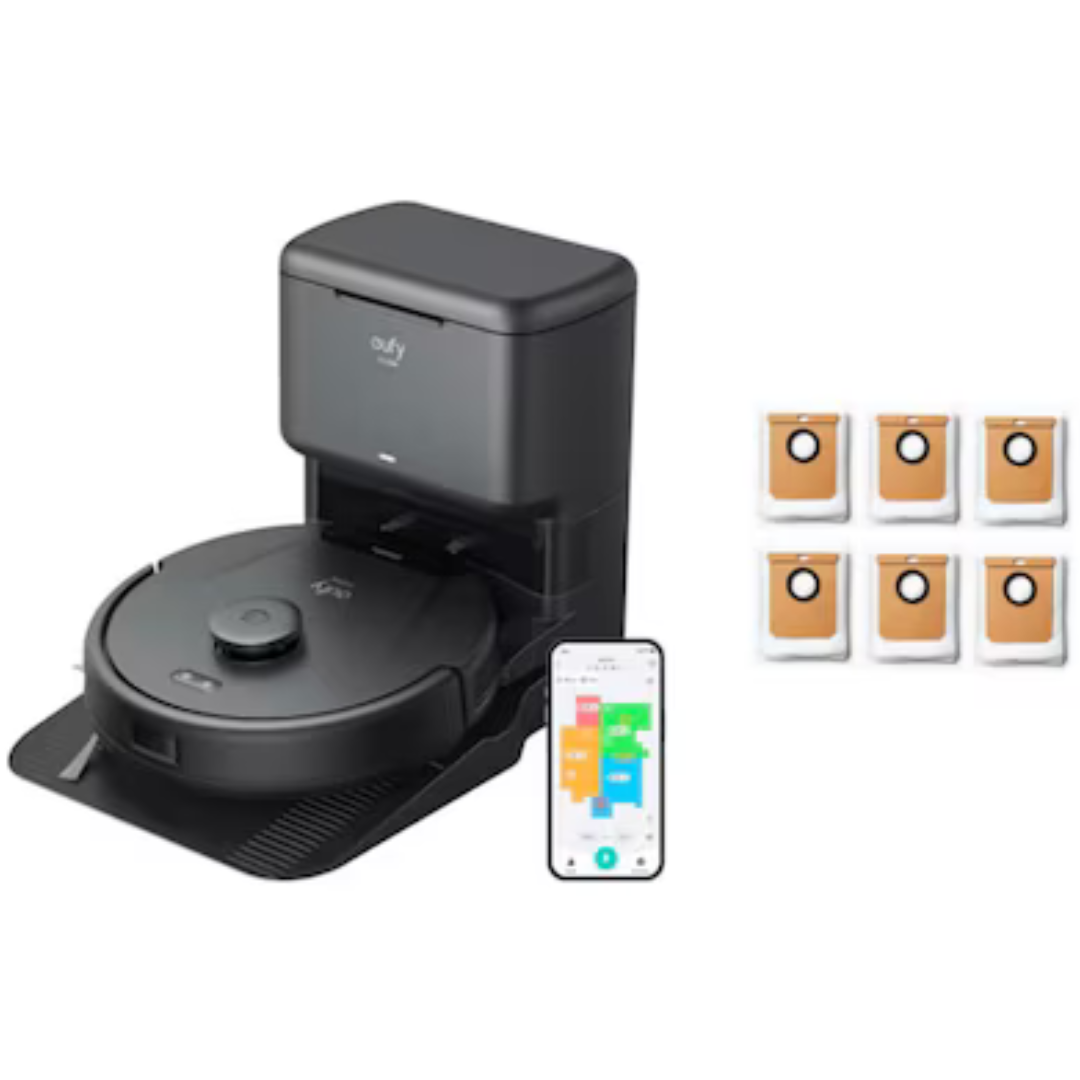 eufy L60 Robot Vacuum with Self-Empty Station & 6 Dust Bags